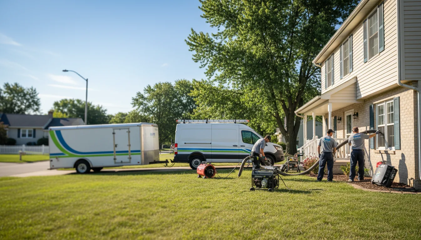 Flooded Basement Restoration And Cleanup With Repair in Mercer, ND near me